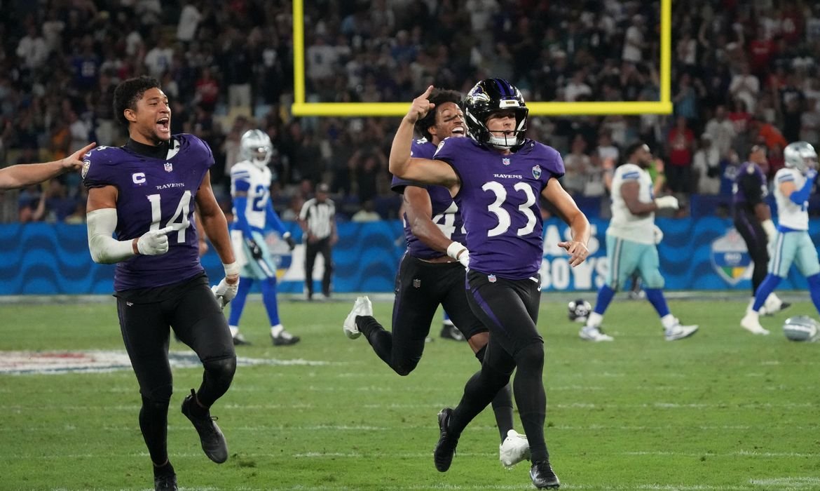 Baltimore Ravens viram protagonistas de noite histórica no Maracanã